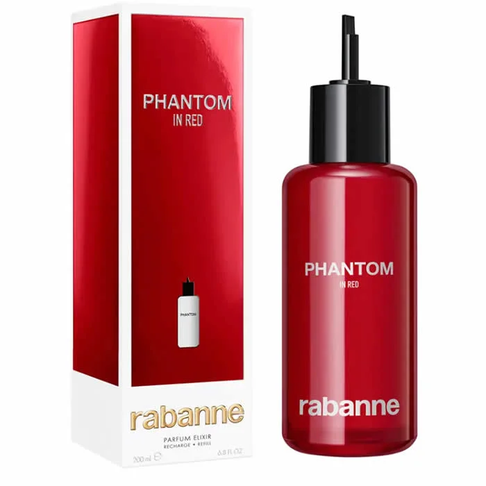 Rabanne Phantom In Red 200 ml Navulling